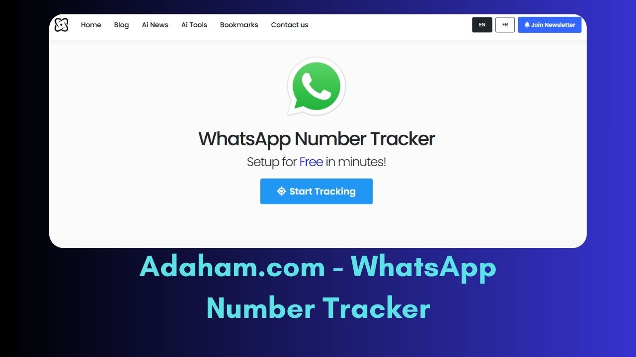Adaham.com - WhatsApp Number Tracker